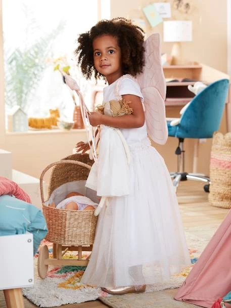 Ailes De Papillon En Gaze De Coton + Baguette Magique Rose - Vertbaudet – Image 2