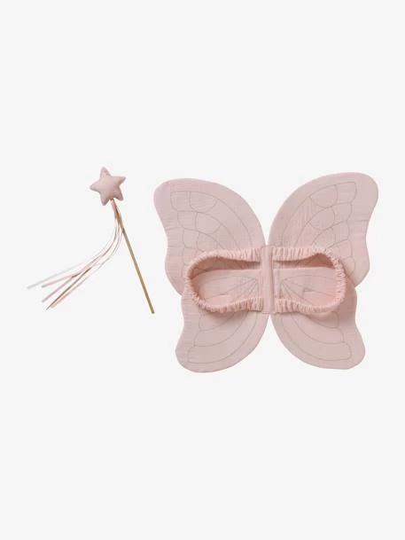 Ailes De Papillon En Gaze De Coton + Baguette Magique Rose - Vertbaudet – Image 3