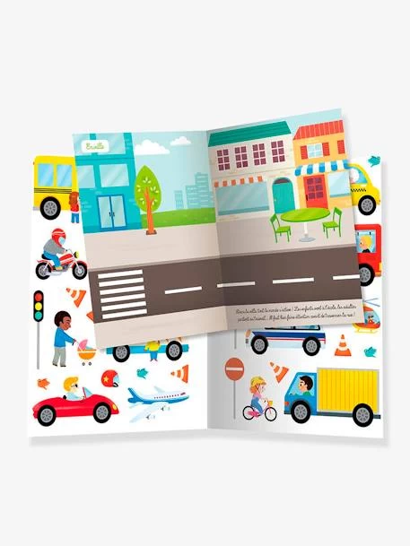 Cahier D'activités Mes Premiers Autocollants - Mes 500 Autocollants Police Et Pompiers AUZOU Jaune - Auzou – Image 2