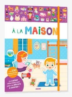 Cahier D'activités Mes Premiers Autocollants - Mes Premiers Autocollants A La Maison AUZOU Multicolore - Auzou