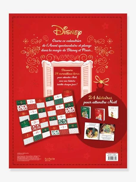 Calendrier De L'Avent - 24 Histoires Pour Attendre Noël - DISNEY CLASSIQUES - HACHETTE Multicolor - Disney – Image 4