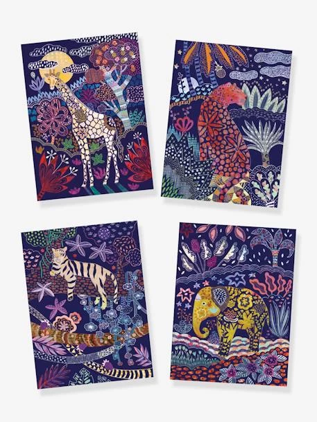 Cartes à Gratter Nature Luxuriante DJECO Violet - Djeco – Image 2