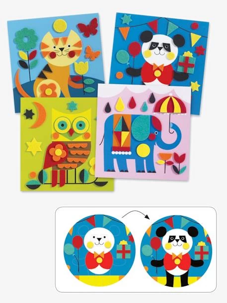 Feutrines «Douces Créatures» DJECO Multicolore - Djeco – Image 2