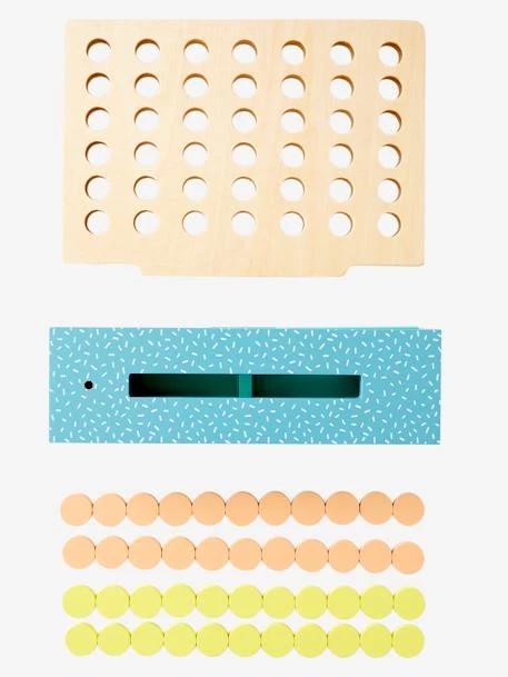 Jeu 4 En Ligne ! En Bois FSC® Multicolore - Vertbaudet – Image 3