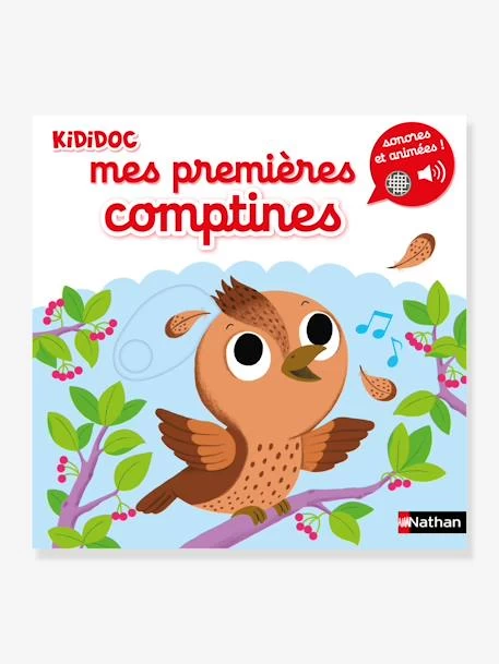 Kididoc - Mes Premières Comptines Sonores Et Animées - NATHAN Multicolore - Nathan