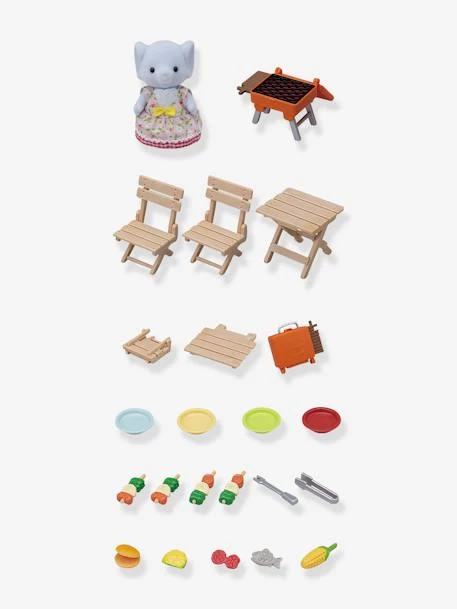 La Fille Eléphant Et Son Set De Pique-nique - SYLVANIAN FAMILIES Blanc - Sylvanian – Image 3