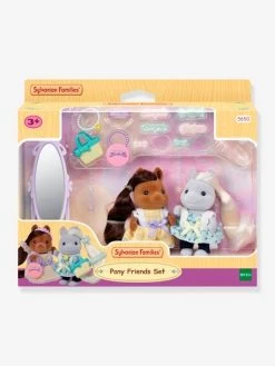 Les Amies Poney Et Leur Kit De Coiffure - SYLVANIAN FAMILIES Blanc - Sylvanian