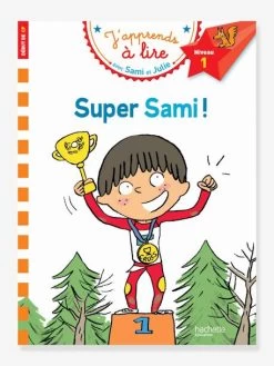 Livre éducatif J’apprends à Lire Avec Sami Et Julie - Super Sami, Niveau 1 HACHETTE EDUCATION Blanc - Hachette