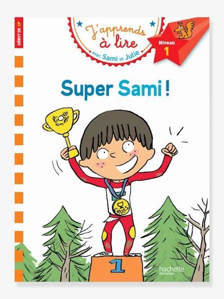 Livre éducatif J’apprends à Lire Avec Sami Et Julie - Super Sami, Niveau 1 HACHETTE EDUCATION Blanc - Hachette