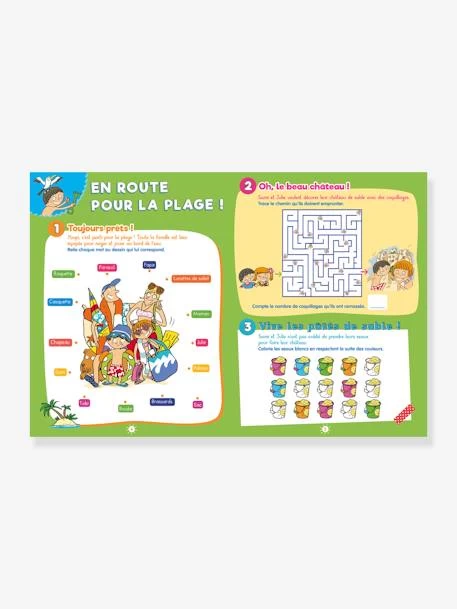 Livre éducatif Sami Et Julie - 100 Jeux De Vacances Du CP Au CE1 - Cahier De Vacances 2021 - HACHETTE ÉDUCATION Blanc - Hachette – Image 2