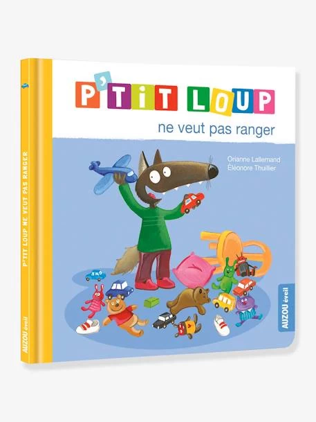 Livre P'tit Loup Ne Veut Pas Ranger AUZOU Bleu - Auzou