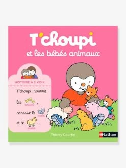 Livre T'choupi Et Les Bébés Animaux - Histoire à 2 Voix NATHAN Multico - Nathan