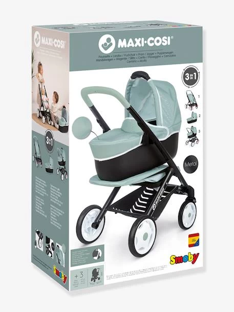 Maxi Cosi Poussette Landau 3 En 1 - SMOBY Vert - Smoby – Image 2