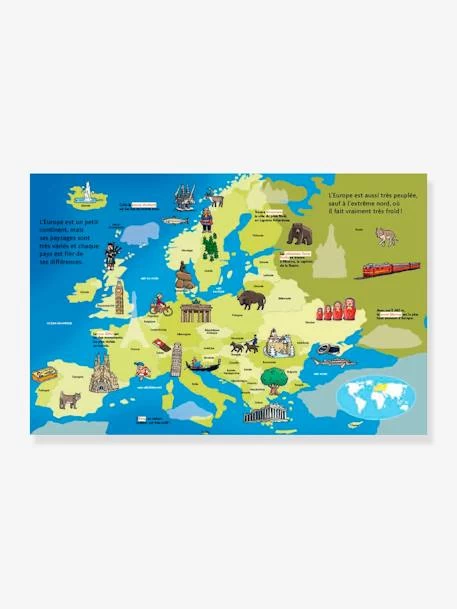 Mes Docs à Coller - Mon Premier Petit Atlas - ÉDITIONS MILAN Blanc - Hachette – Image 4