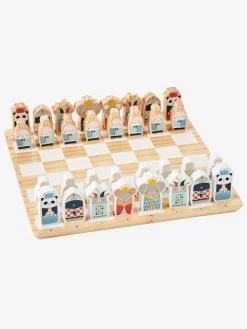 Mon Premier Jeu D'échecs En Bois FSC® Multicolore - Vertbaudet