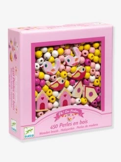 Perles Bois - Oiseaux - DJECO Multicolore - Djeco
