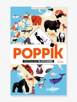 Poppik Animaux Du Monde MILAN Blanc - Hachette