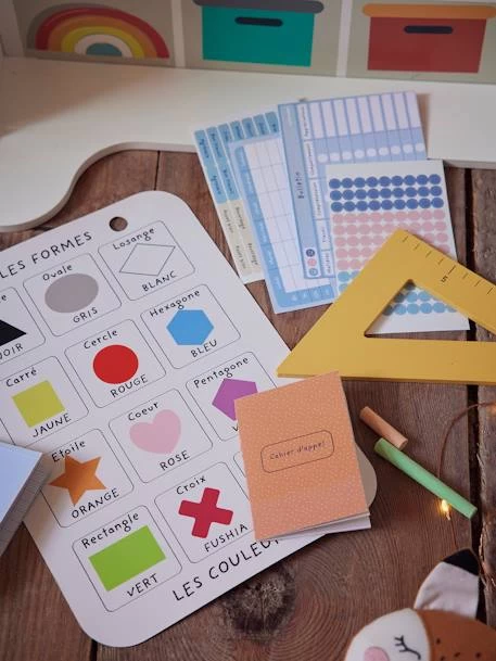 Salle De Classe Triptyque En Bois FSC® Multicolore - Vertbaudet – Image 3