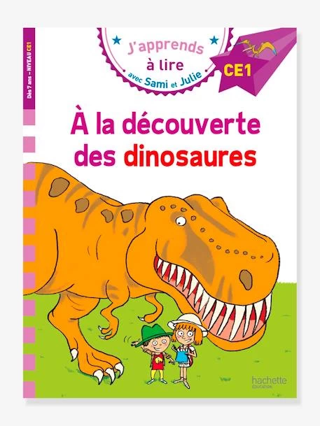 Sami Et Julie - CE1- À La Découverte Des Dinosaures - HACHETTE EDUCATION Blanc - Hachette